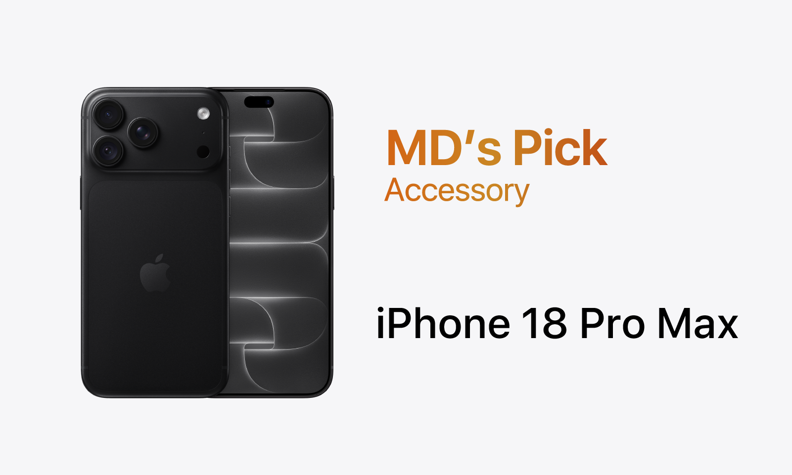 iPhone 18 Pro Max