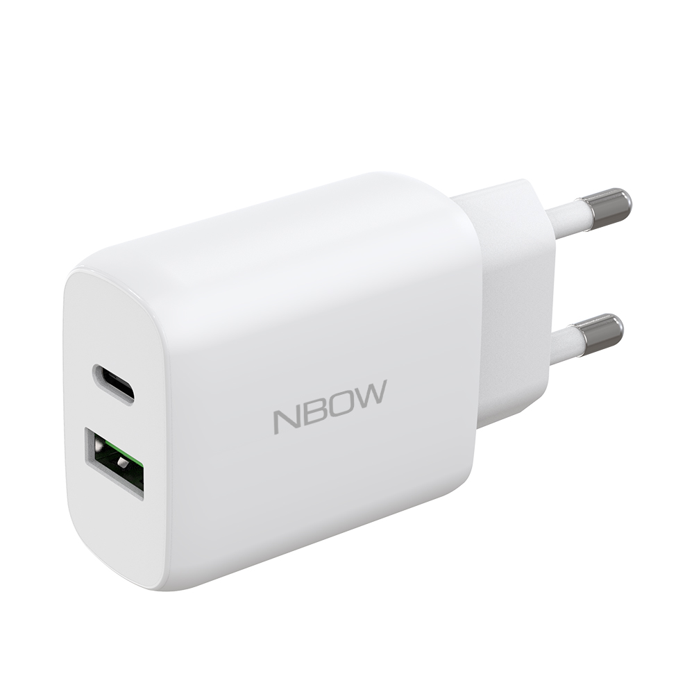 엔보우 USB PD PPS 25W 2포트 고속충전기 ZX-2U63T - Frisbee