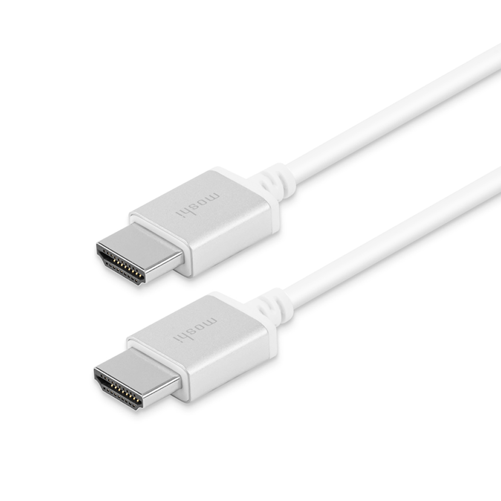 모쉬 HDMI to HDMI 4K케이블 6.6ft (2M) White - Frisbee