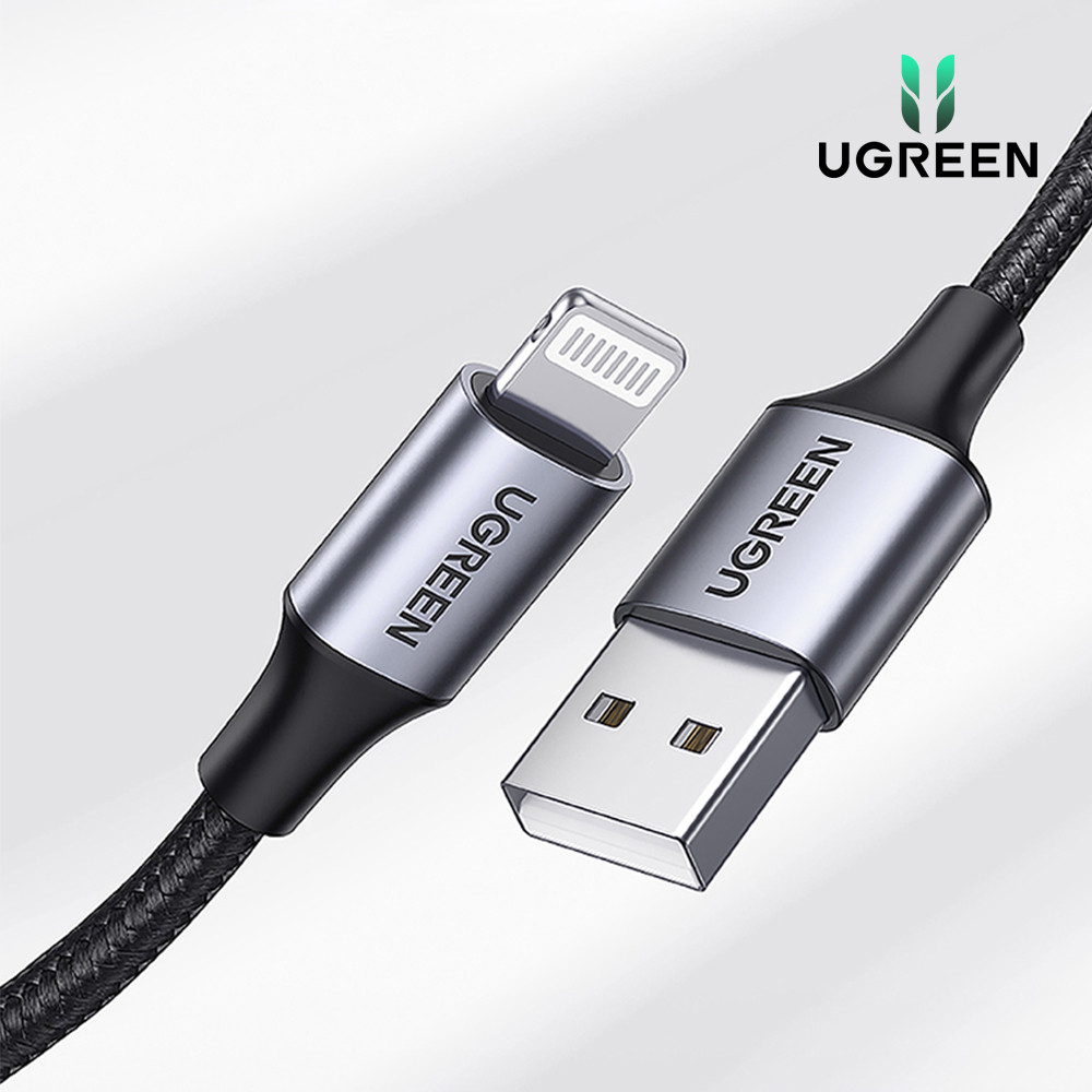 유그린 Mfi인증 나일론 라이트닝 아이폰 고속충전 케이블 - Frisbee