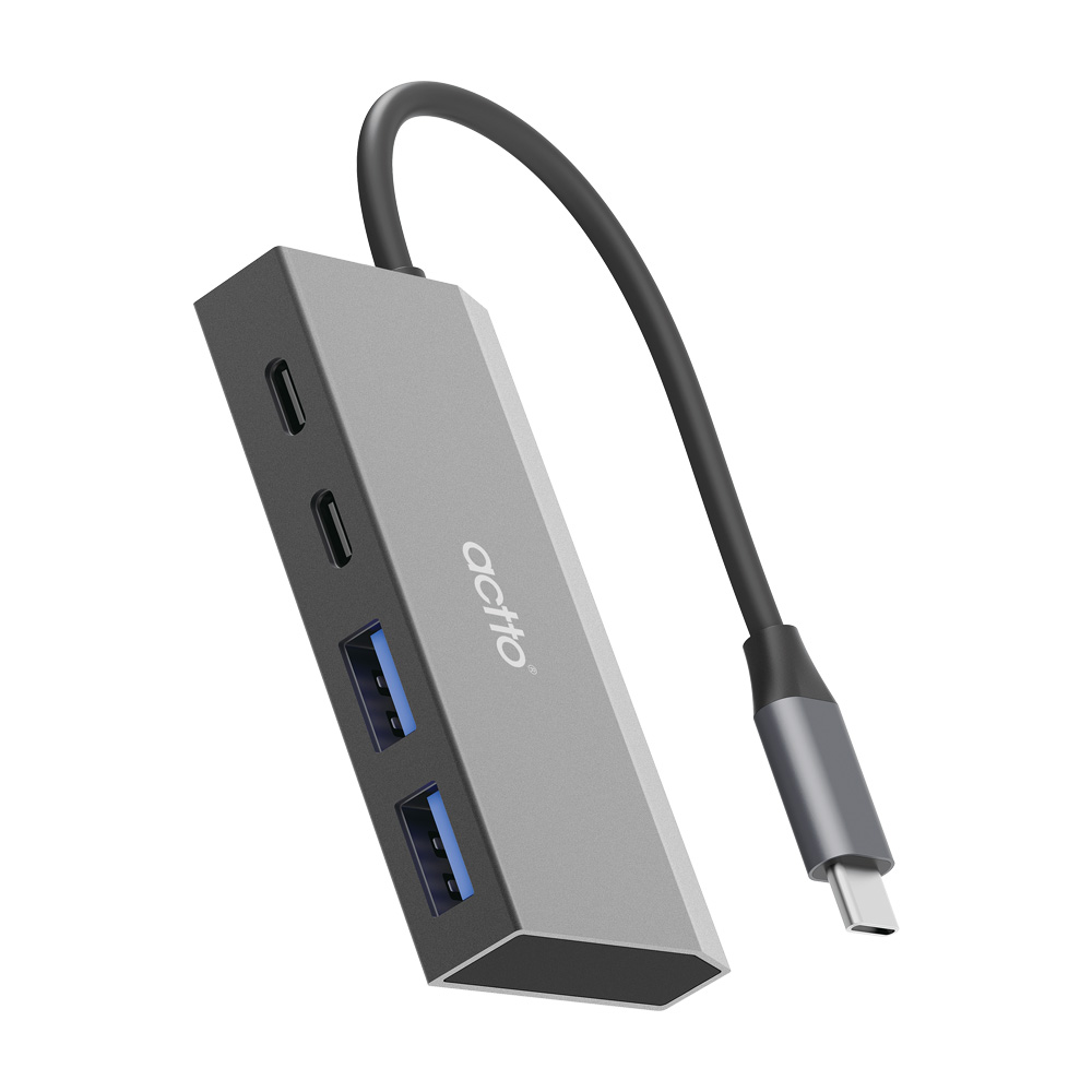 엑토 C타입 USB 4포트 노트북 멀티 포트 허브 HUB-58 - Frisbee