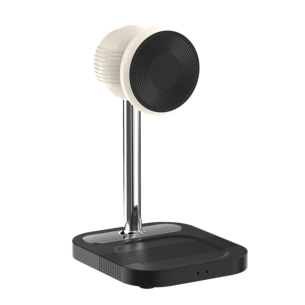 아우라플로 Nova 2in1 무선 충전기 - 아이보리