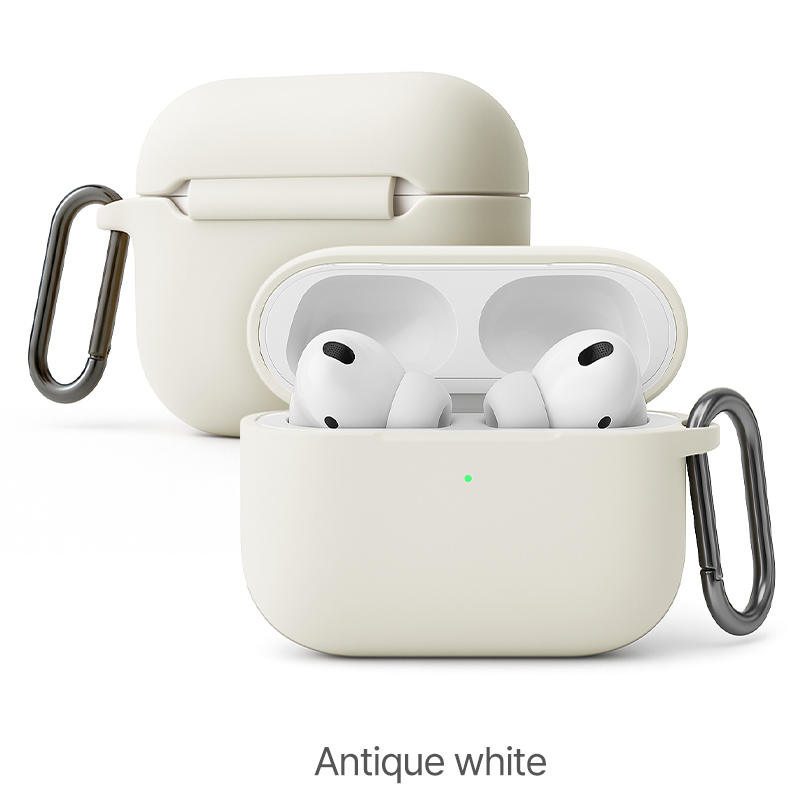 TF7 에어팟 프로 3 크림 실리콘 케이스 - 엔틱 화이트