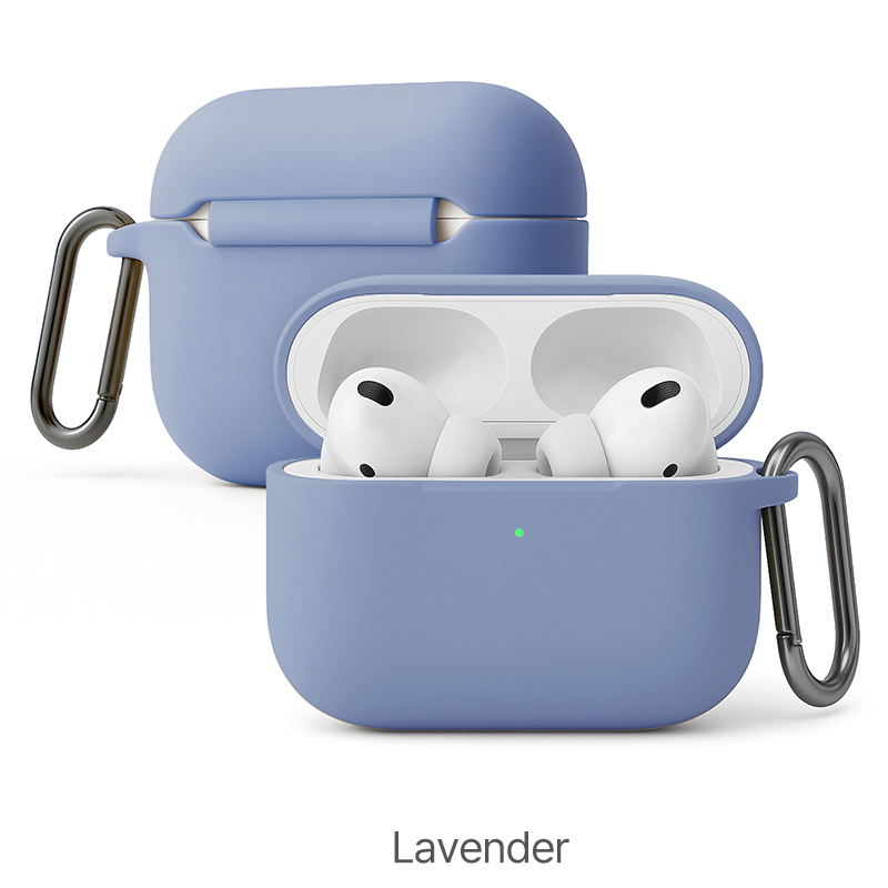 TF7 에어팟 프로 3 크림 실리콘 케이스 - 라벤더