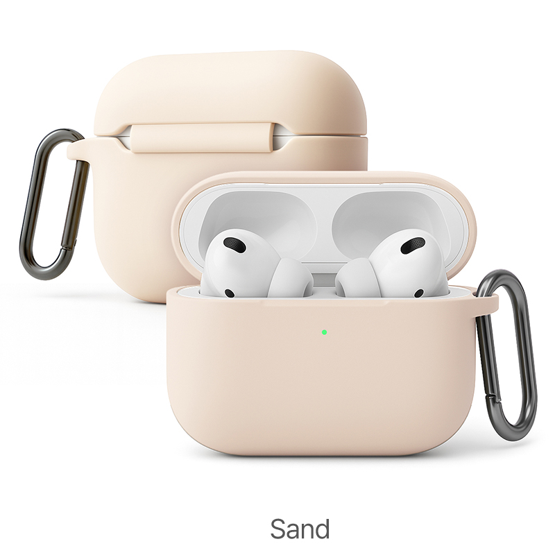TF7 에어팟 프로 3 크림 실리콘 케이스 - 샌드