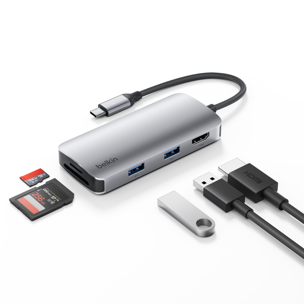 벨킨 5in1 USB C타입 멀티 허브 AVC007bt
