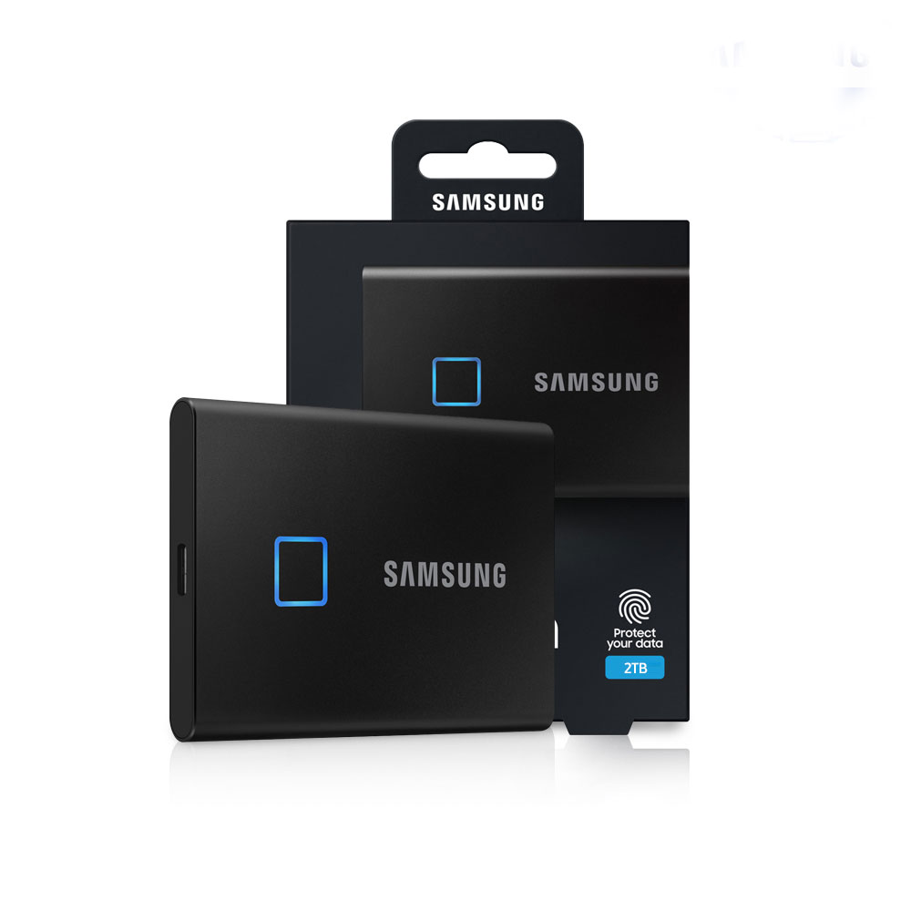 삼성전자 포터블 외장 SSD T7 Touch 터치 2TB 블랙 MUPC2T0K/WW Frisbee